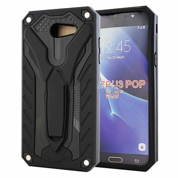 Étui robuste avec béquille pour Samsung Galaxy J3 Prime / J3 2017 Étui robuste avec béquille pour Samsung Galaxy J3 Prime / J3 2017
